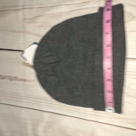 Turtle Fur Explorer Knit Cuffed Beanie Hat Charcoal Gray - Picture 4 of 4